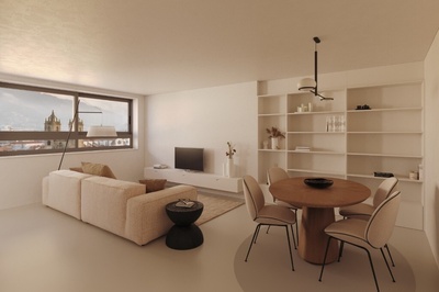 Apartamento T1 - Equipado - Novo (Projeto Carvalho Araújo)