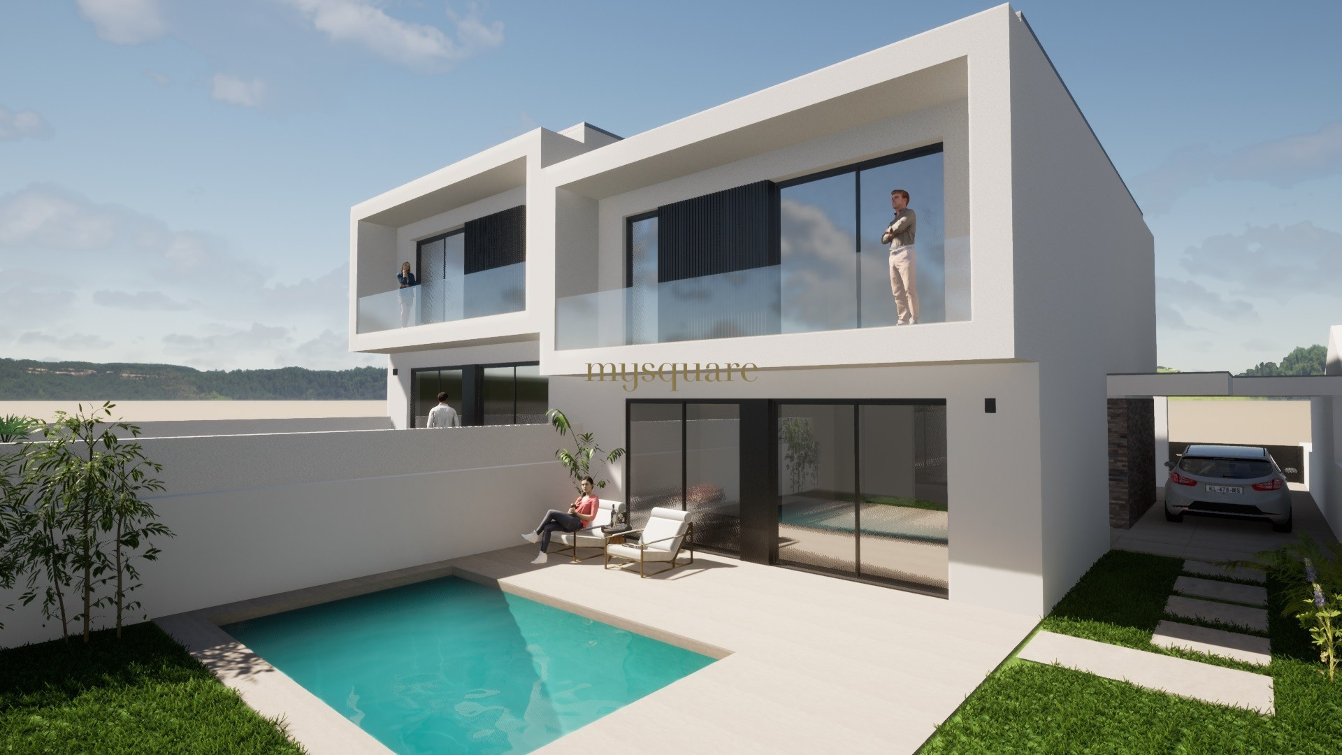 House T3 on two fronts, with swimming pool - Arcozelo, Vila Nova de Gaia