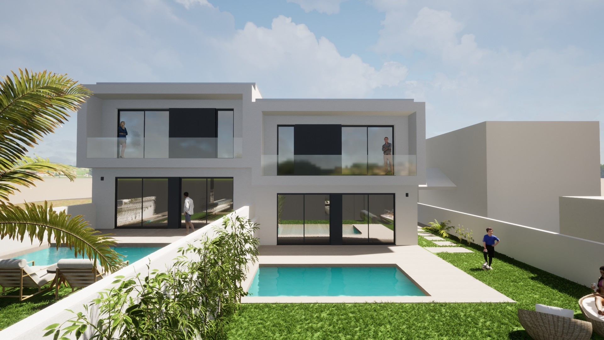 Maison T3 sur deux fronts, avec piscine - Arcozelo, Vila Nova de Gaia