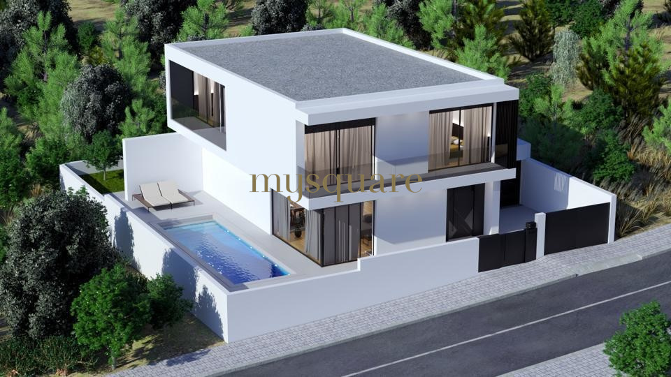 Luxury 5 bedroom villa under construction with swimming pool 200m from Praia da Madalena, Gaia