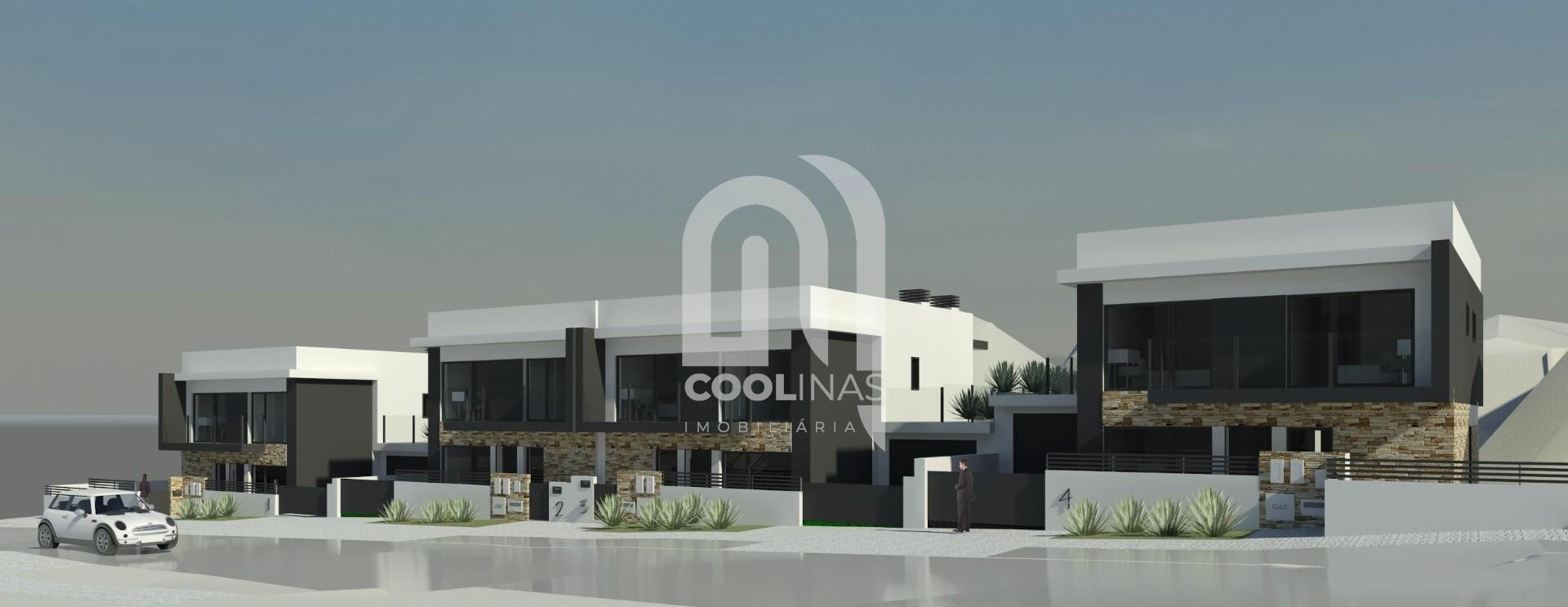 Maison T4 en Projet Avec Piscine, Garage et Barbecue à Sobreda, Almada