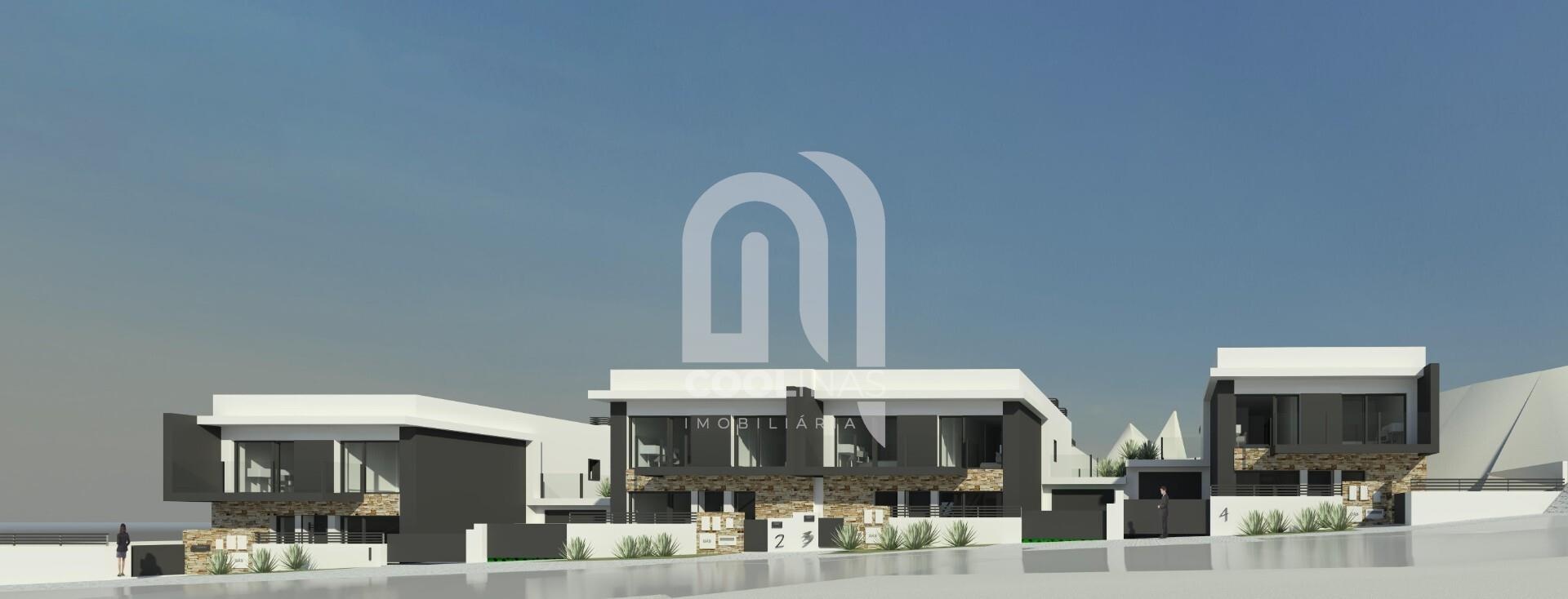 Maison T4 en projet avec garage et piscine à Sobreda de Caparica, Almada