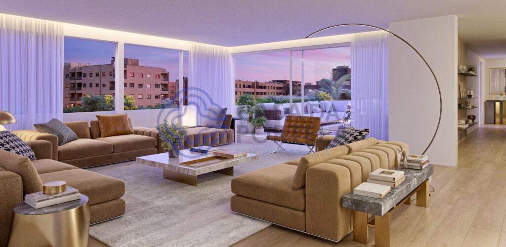 3-bedroom apartment under construction in the center of Matosinhos in a private condominium with gar