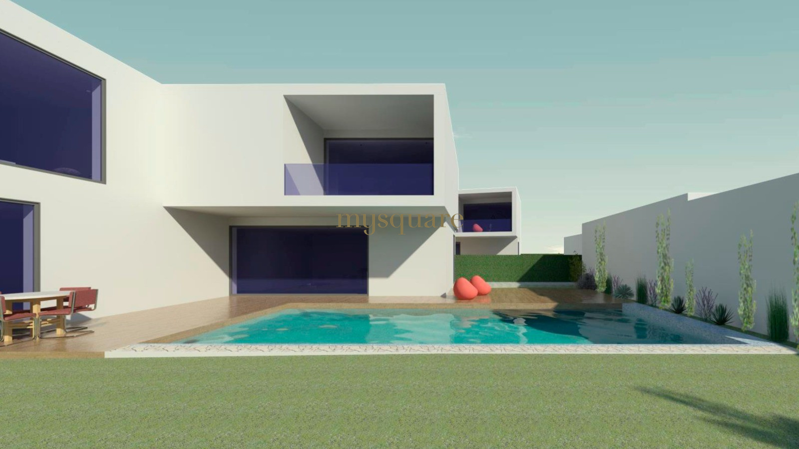Moradia T4 de Luxo em Construção com Piscina e Vista Mar - Praia de Esmoriz