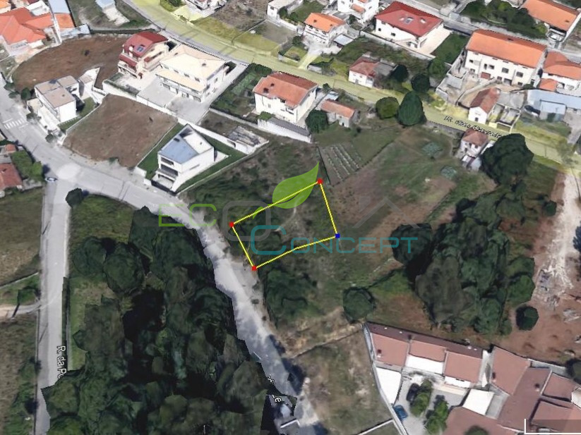 Plot of land for the construction of a detached detached house in Cesar, Oliveira de Azeméis