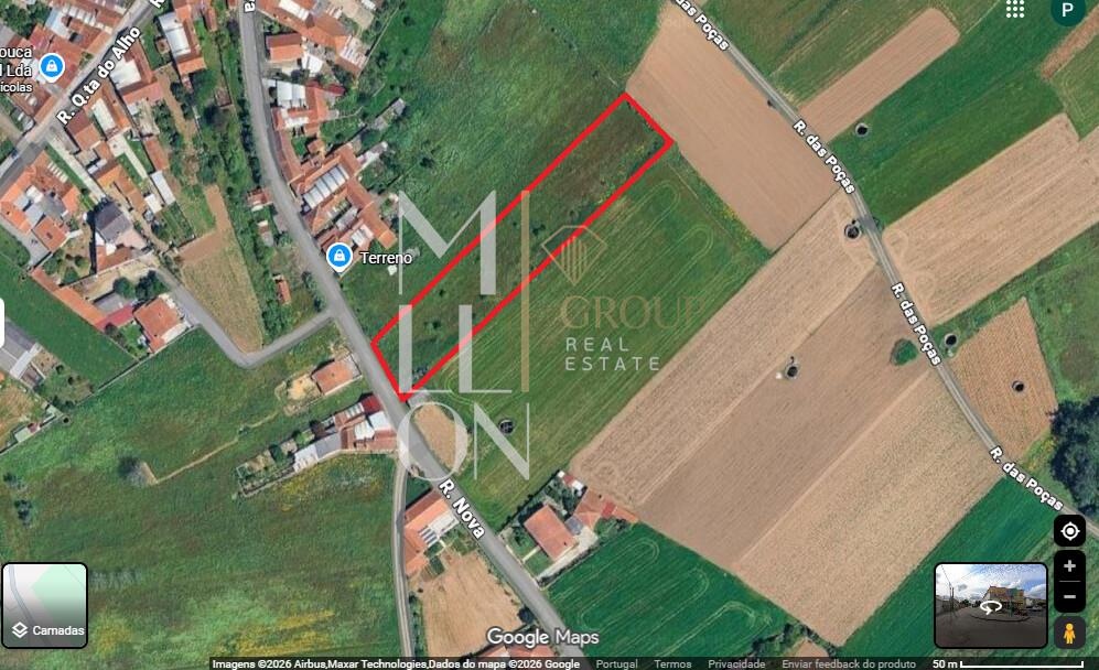 Terreno Urbanizável (c/2042m2 Area Total+17m frente) Ouca Vagos Aveiro
