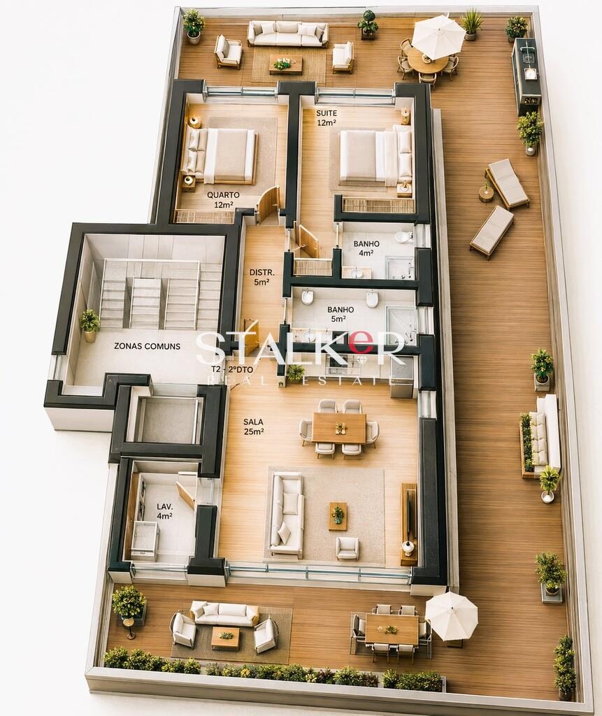 APARTAMENTO T2 RECUADO  - ARGONCILHE - SANTA MARIA DA FEIRA