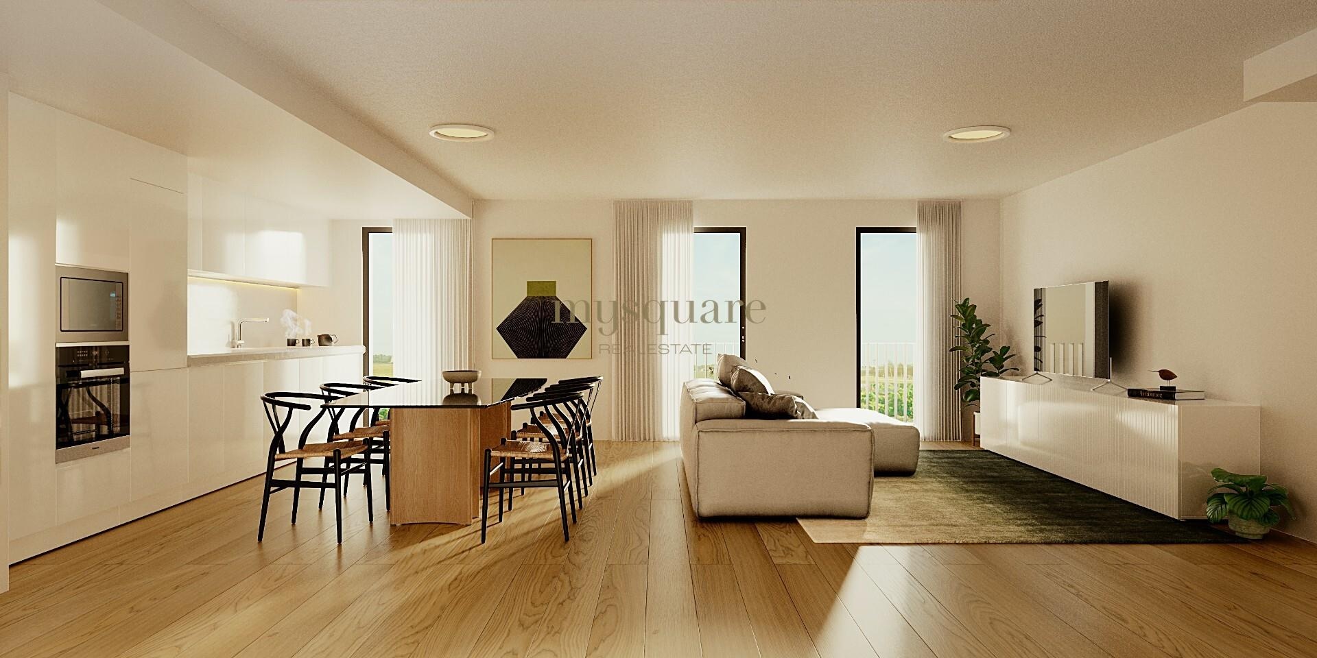 3 bedroom apartment with balcony and parking space - Vilar de Andorinho - Brick Box