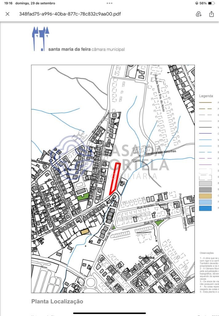 Land for sale in Santa Maria da Feira, Portugal — €100,000