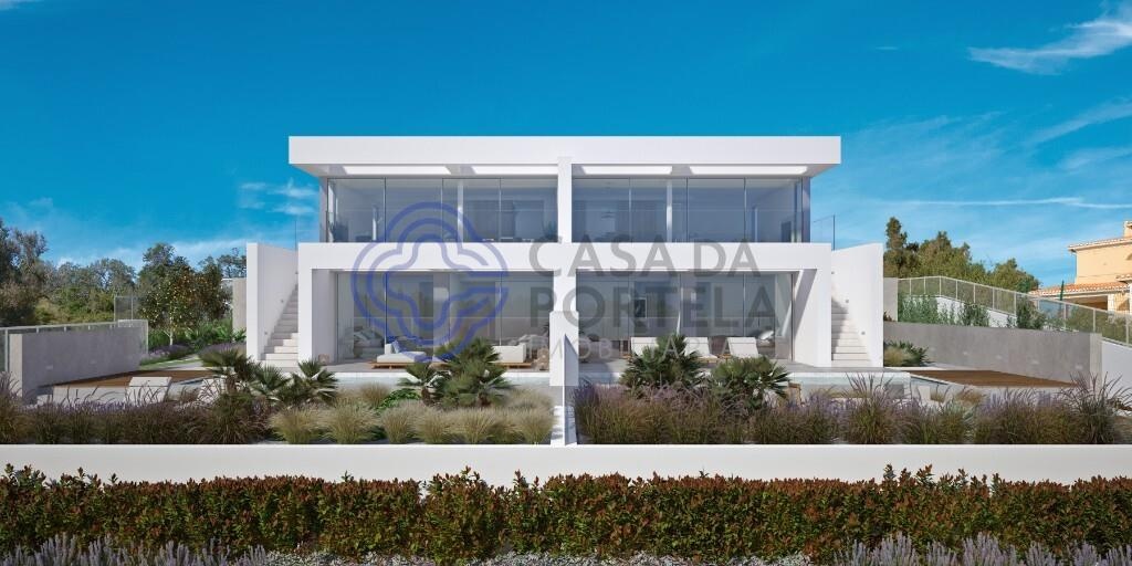 New 3 bedroom houses with sea view for sale in Praia da Luz