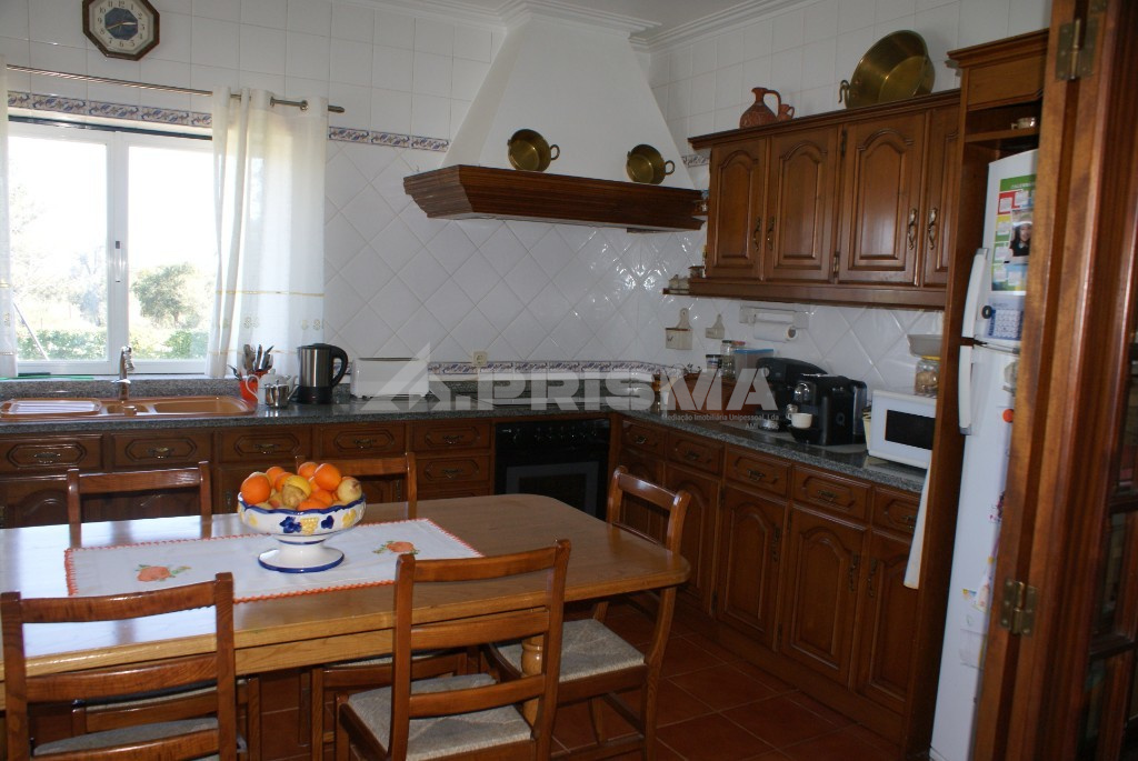 Villa with garage, cellar, attachments for animals, swimming pool, land with fruit trees.